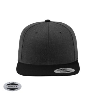 Gorro Snapback 6089MT Dark heather Black