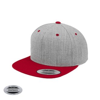 Gorro Snapback 6089MT Heather Red