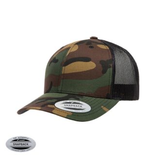 Gorro Trucker Malla 6606CA Camuflado verde