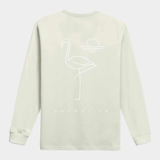 TRANQUILO FLAMINGO LONG SLEEVE TEE