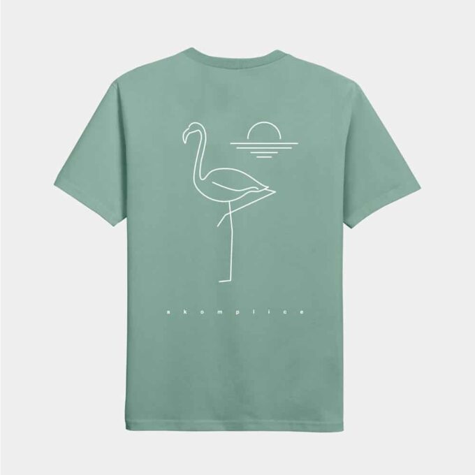 TRANQUILO FLAMINGO SHORT SLEEVE TEE