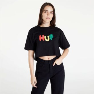 GUMMED S/S CROP TEE